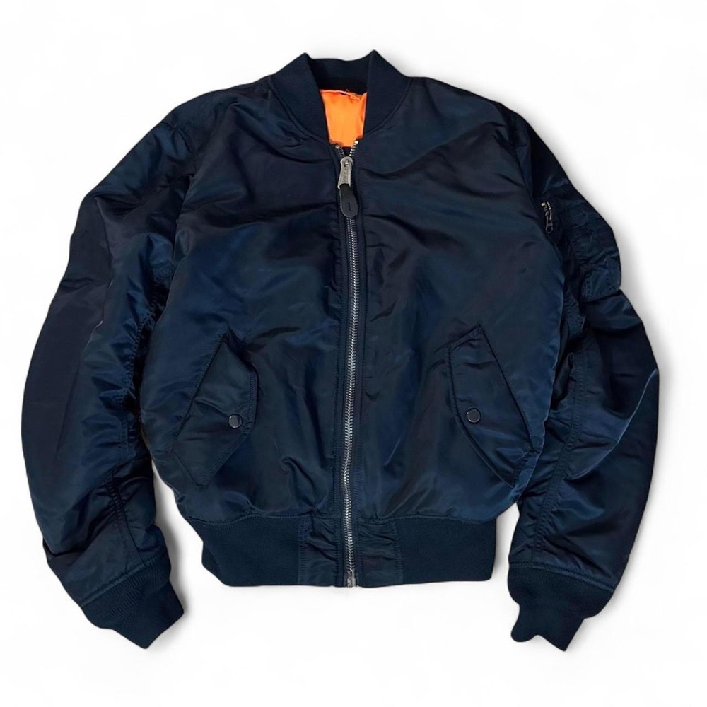 Alpha Industries MA-1 Navy Blue Bomber Jacket